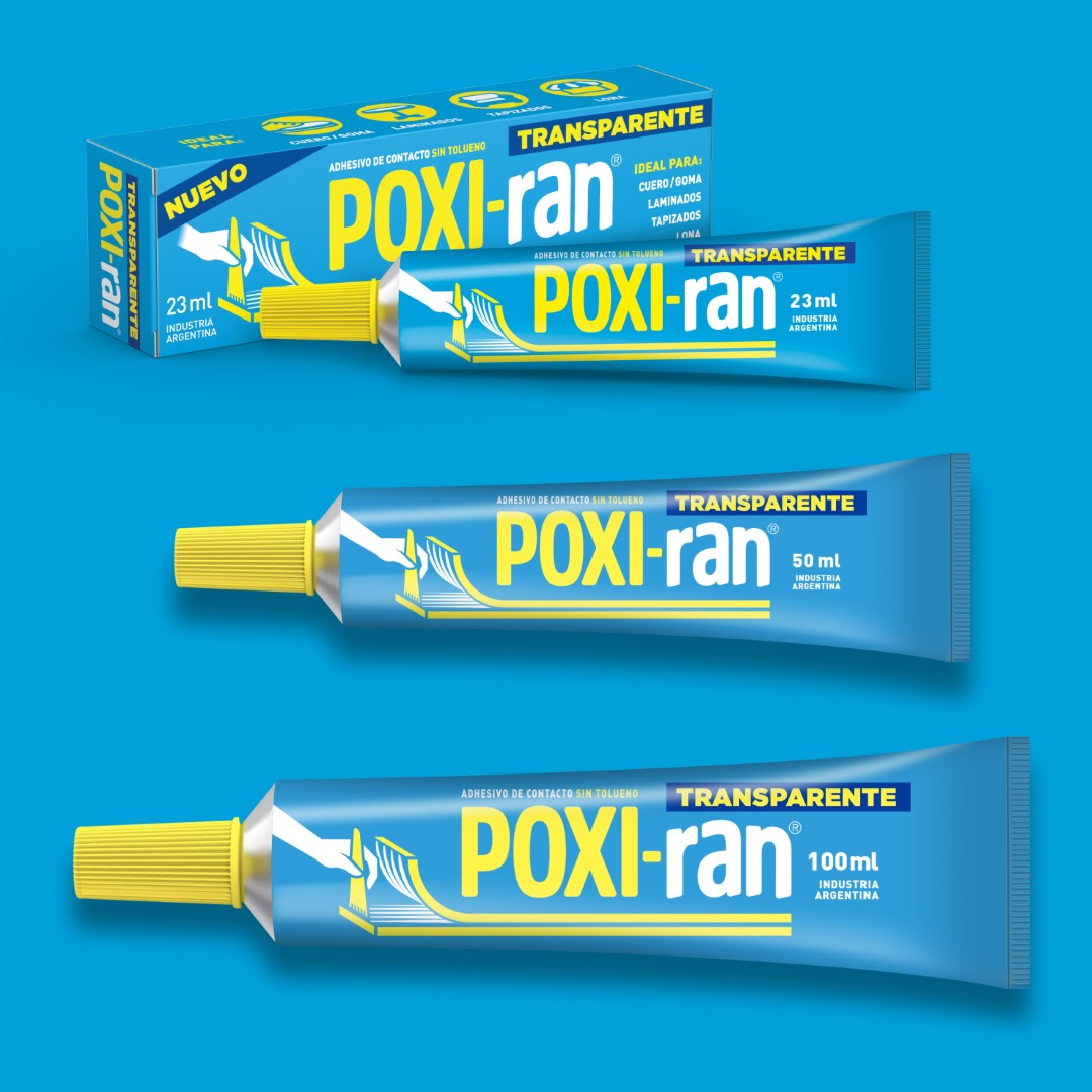 familia de productos POXI-ran transparente